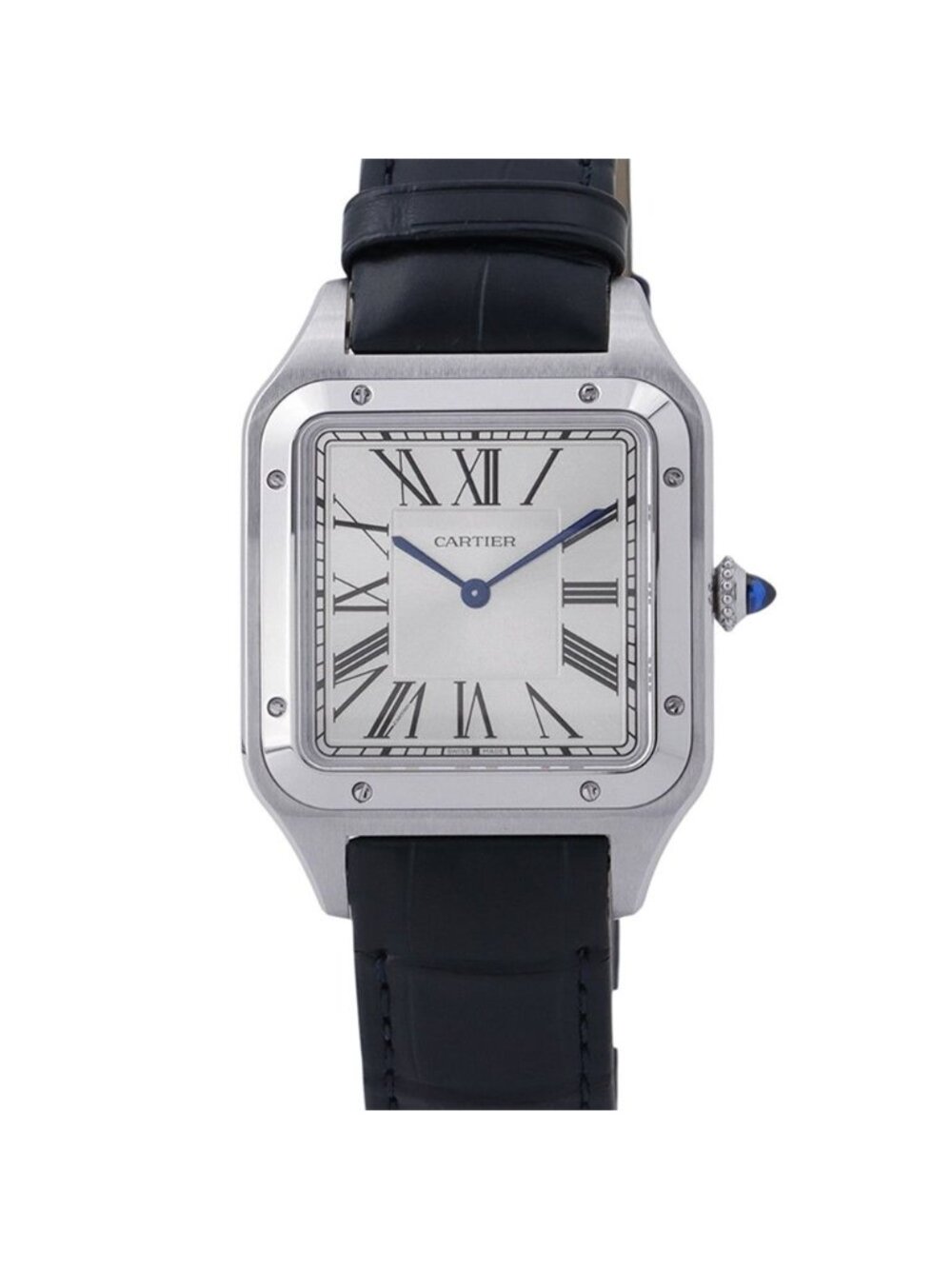 Cartier Santos Dumont XL Watch Silver Dial